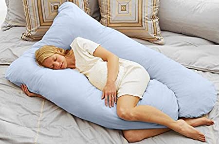 Today's Mom Cozy Comfort Pregnancy Pillow, Sky Blue by Todays Mom : Amazon.co.uk: Home & Kitchen