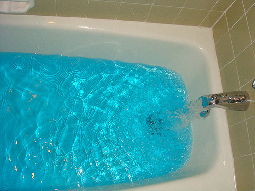 Why Is My Bath Water Blue