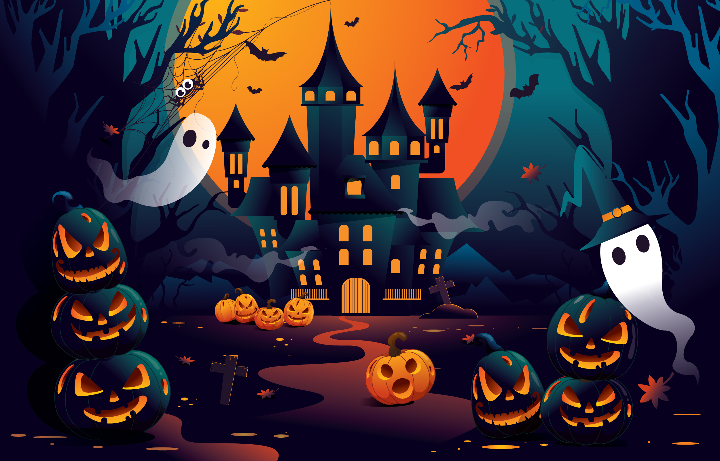 Halloween Vector Art, Icons, and Graphics for Free Download